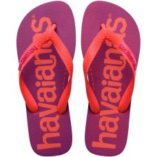 Chinelo Havaianas Top Logomania 2 - Salmão