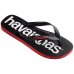 Chinelo Havaianas Top Logomania 2 - Preto e Vermelho Chinelo Havaianas Top Logomania 2 - Preto e Vermelho