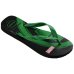 Chinelo Havaianas Top Marvel Logomania Menino - Preto e Verde