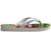 Chinelo Infantil Havaianas Top Marvel II Vingadores - Amarelo e Branco