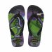 Chinelo Infantil Havaianas Top Marvel Classics - Verde e Preto