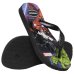 Chinelo Infantil Havaianas Top Marvel II - Preto e Azul