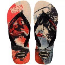 Chinelo Havaianas Top Marvel Classics - Bege e Vermelho Chinelo Havaianas Top Marvel Classics - Bege e Vermelho