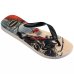 Chinelo Havaianas Top Marvel Classics - Bege e Vermelho