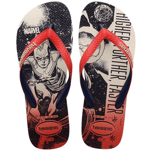 Chinelo Havaianas Top Marvel Series - Vermelho