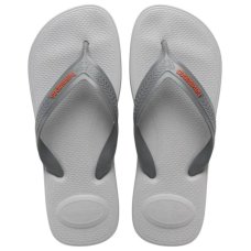 Chinelo Havaianas Top Max Comfort Masculino - Cinza e Laranja
