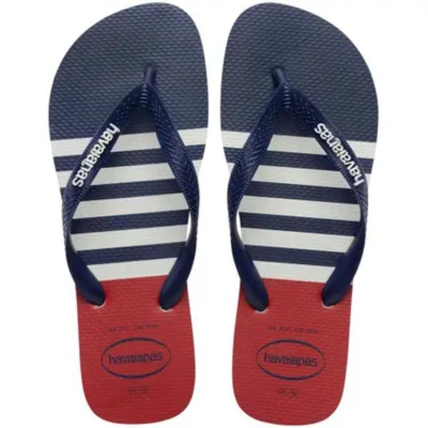 Chinelo Havaianas Top Nautical - Azul e Vermelho
