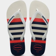 Chinelo Havaianas Top Nautical - Branco e Azul