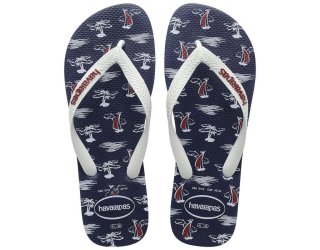 Chinelo Havaianas Top Nautical - Marinho e Branco