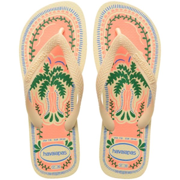 Chinelo Havaianas Top Summer Vibes Feminino - Creme