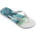 Chinelo Havaianas Top Surfer Masculino - Branco e Azul Claro