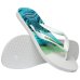 Chinelo Havaianas Top Surfer Masculino - Branco e Azul Claro