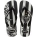 Chinelo Havaianas Top Times Atlético Masculino - Preto e Branco