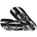 Chinelo Havaianas Top Times Atlético Masculino - Preto e Branco