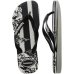 Chinelo Havaianas Top Times Atlético Masculino - Preto e Branco