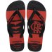 Chinelo Havaianas Top Times Flamengo - Preto e Vermelho