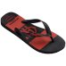 Chinelo Havaianas Top Times Flamengo - Preto e Vermelho