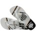 Chinelo Havaianas Top Times Santos Masculino - Branco e Preto