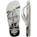 Chinelo Havaianas Top Times Santos Masculino - Branco e Preto