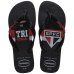 Chinelo Havaianas Top Times São Paulo Masculino - Preto e Vermelho