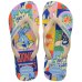 Chinelo Havaianas Top Warner Classics Masculino - Bege Palha