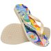 Chinelo Havaianas Top Warner Classics Masculino - Bege Palha