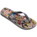 Chinelo Havaianas Top Warner Classics Masculino - Cinza e Amarelo