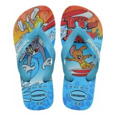 Chinelo Infantil Havaianas Top Warner Tom e Jerry Menino - Azul Chinelo Infantil Havaianas Top Warner Tom e Jerry Menino - Azul