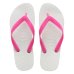 Chinelo Havaianas Tradicional - Branco e Rosa