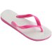 Chinelo Havaianas Tradicional - Branco e Rosa