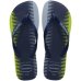 Chinelo Havaianas Trend Masculino - Azul Claro e Branco