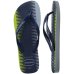 Chinelo Havaianas Trend Masculino - Azul Claro e Branco