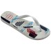 Chinelo Havaianas Trend Masculino - Branco e Marinho