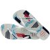 Chinelo Havaianas Trend Masculino - Branco e Marinho