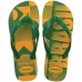 Chinelo Havaianas Vai Brasil Unissex - Amarelo