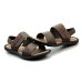 Sandália Couro Itapuã 312 Masculina - Marrom Escuro