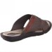 Chinelo Couro Itapuã Tiras Cruzadas Slide - Marrom
