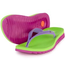 Chinelo Kenner Ibiza Anitta Feminino - Verde e Rosa