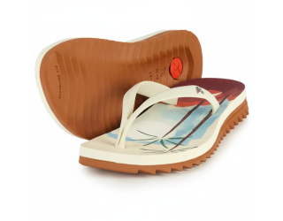 Chinelo Kenner Ibiza Pro Maresia Feminino - Branco e Bege