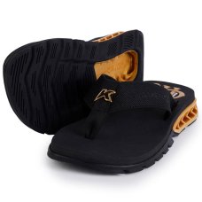 Chinelo Kenner Flamengo Rakka Masculino - Preto e Dourado