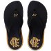 Chinelo Kenner Flamengo Rakka Masculino - Preto e Dourado