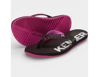 Chinelo Infantil Kenner Red Kids - Preto e Rosa