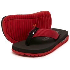 Chinelo Infantil Kenner Kivah Kids TKS - Preto e Vermelho