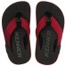 Chinelo Infantil Kenner Kivah Kids TKS - Preto e Vermelho