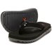 Chinelo Infantil Kenner Kivah Cushy Kids - Preto e Cinza