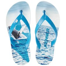 Chinelo Kenner Summer Baleia Masculino - Branco e Azul