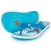 Chinelo Kenner Summer Baleia Masculino - Branco e Azul
