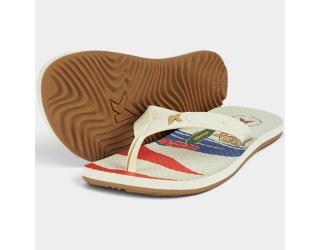 Chinelo Kenner Summer Brisa Masculino - Branco e Marrom Chinelo Kenner Summer Brisa Masculino - Branco e Marrom