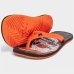 Chinelo Kenner Summer Caveira Masculino - Preto e Laranja
