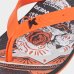 Chinelo Kenner Summer Caveira Masculino - Preto e Laranja